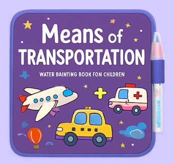 Montessori Mess-Free Water Coloring Book