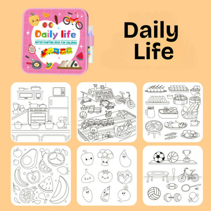 Montessori Mess-Free Water Coloring Book