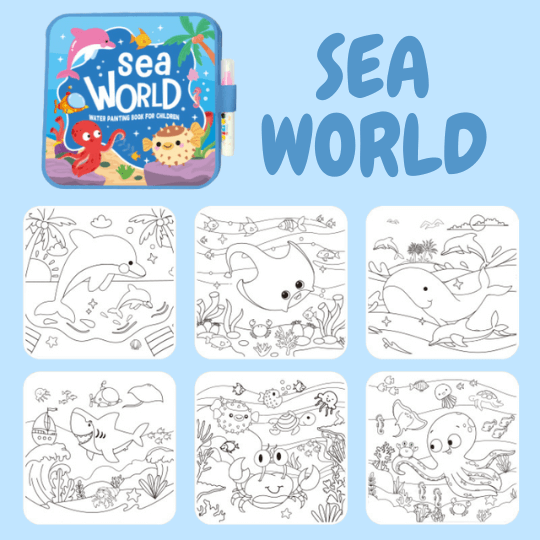 Montessori Mess-Free Water Coloring Book