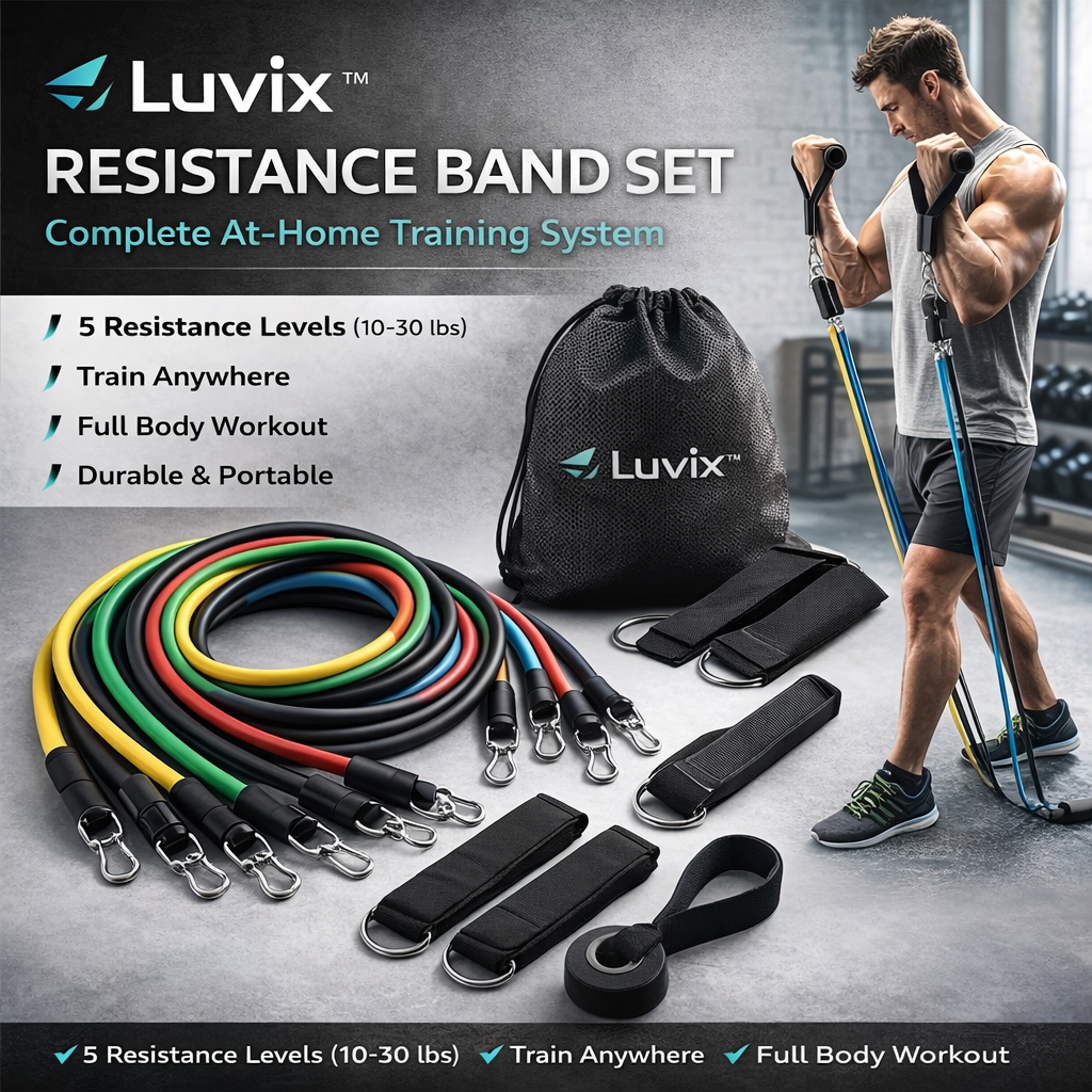 Luvix™ Resistance Band Set (11 pieces)