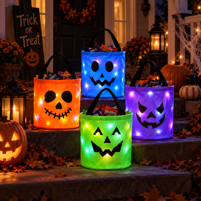 Luvix™ LED Trick or Treat Bags (4-Pack)