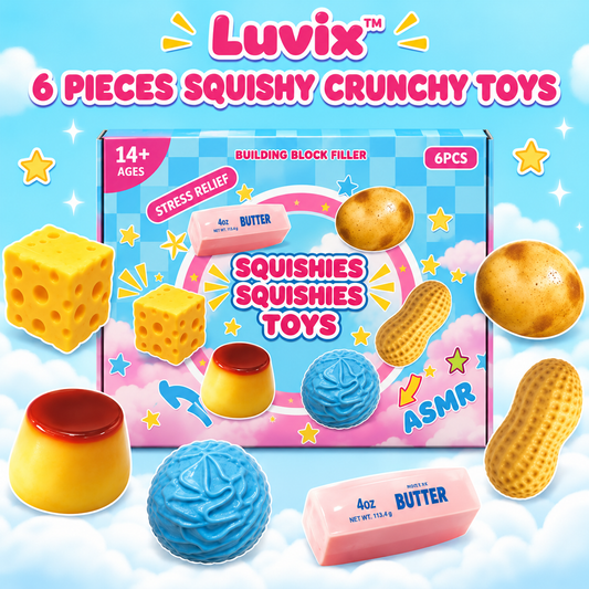Luvix™ 6-Pack Crunchy Squishies