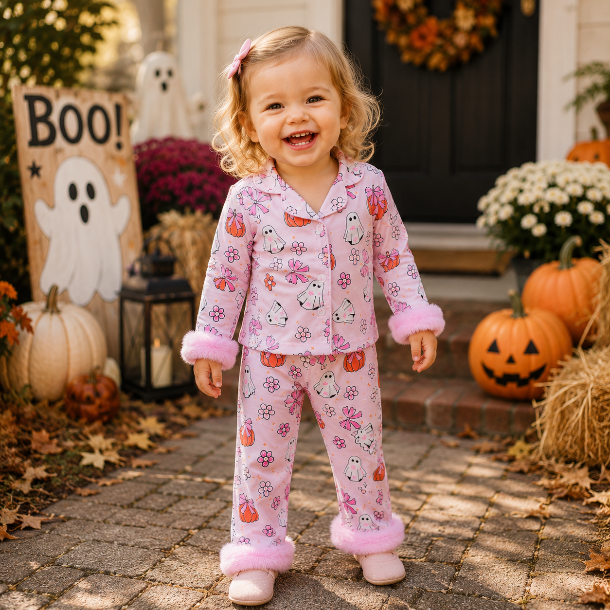 Luvix™ Satin Halloween Pajamas