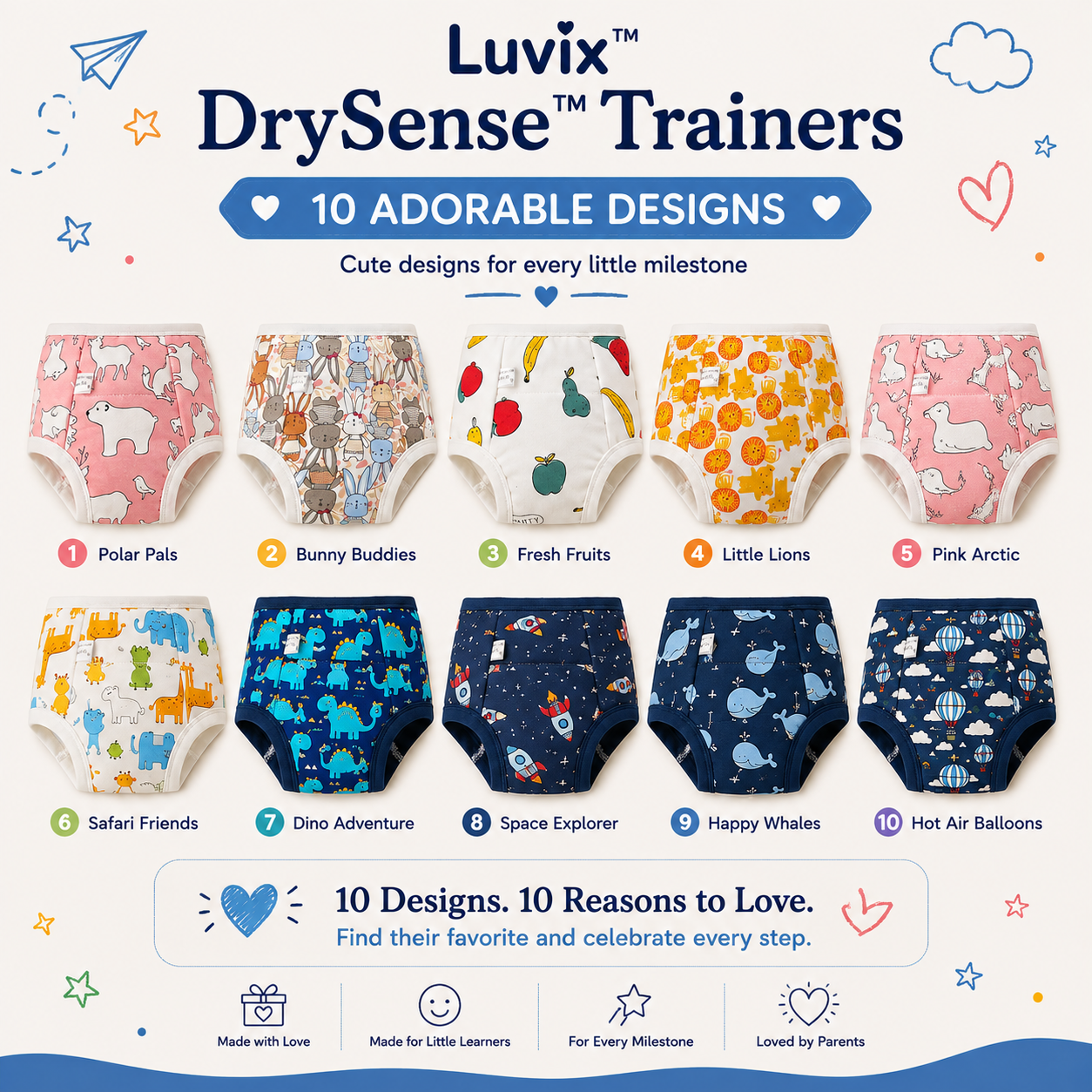 Waterproof Potty Training Underwear