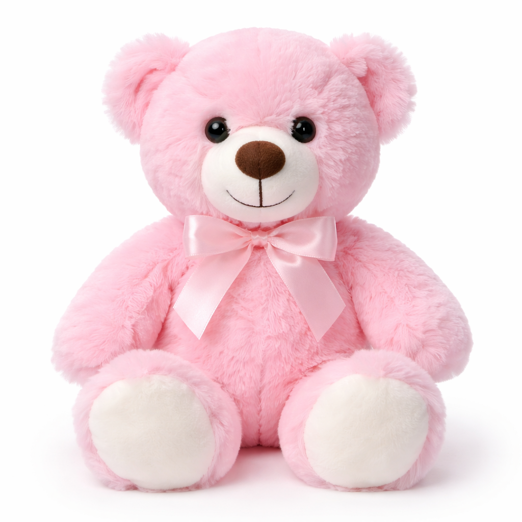 Valentine's Day Teddy Bear (Pink)