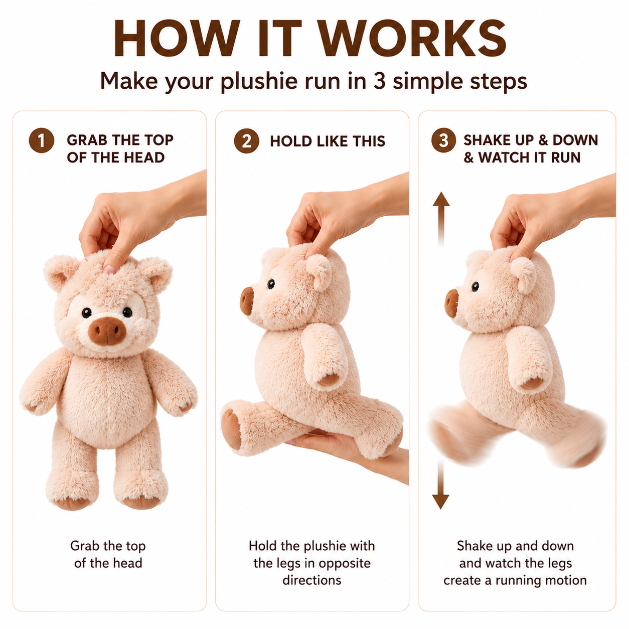 Luvix™ Peluches Corredores