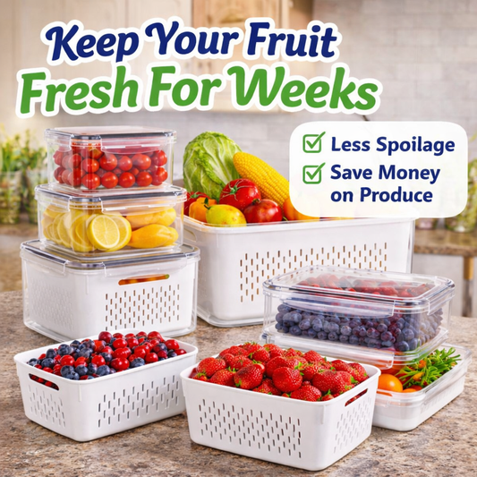 Shop Luvix™ Fruit & Vegetable Drainage Storage Containers