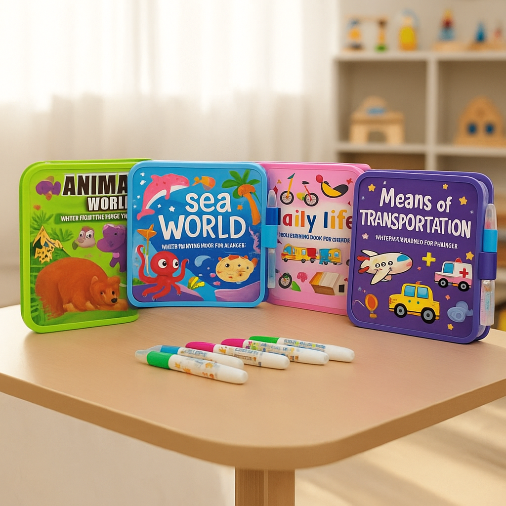 Montessori Mess-Free Water Coloring Book