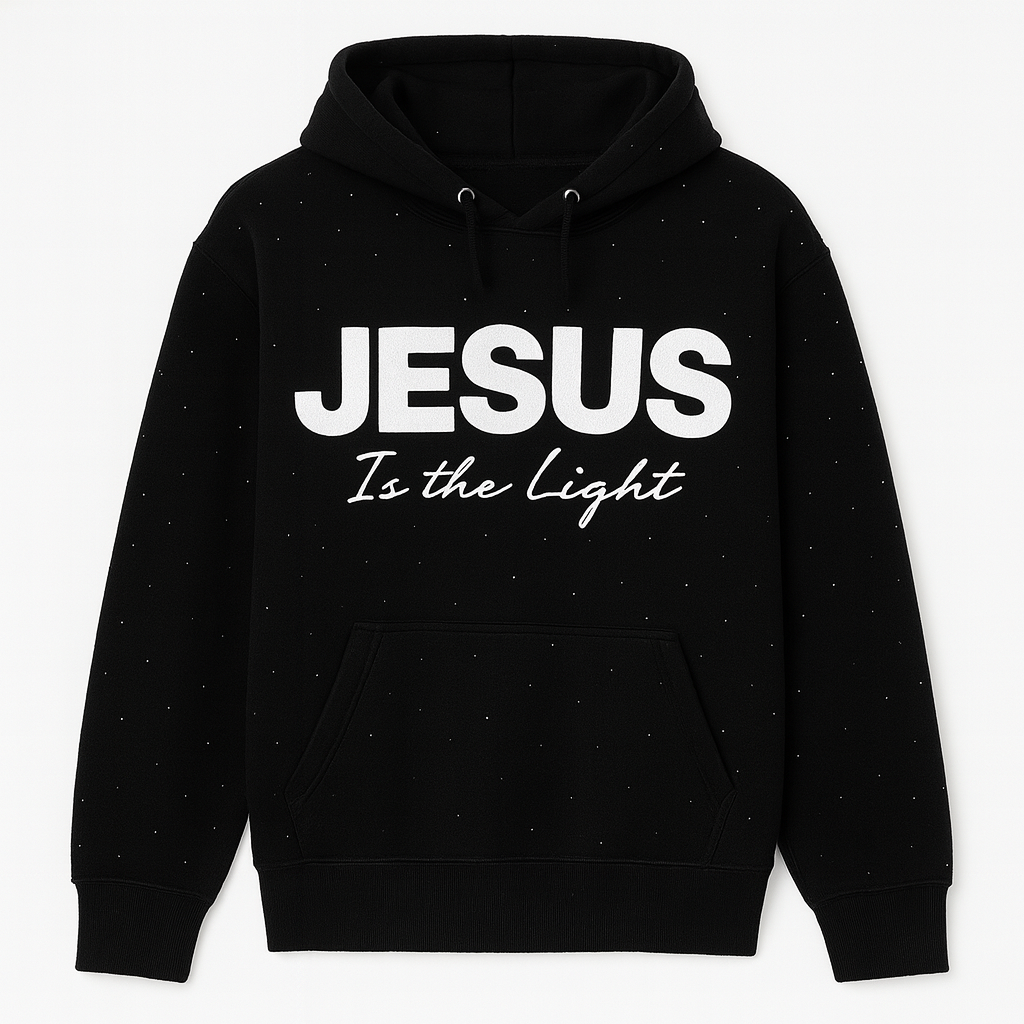 JESUS IS THE LIGHT RHINESTONE
