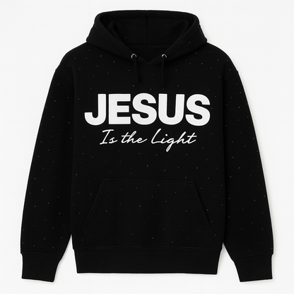 JESUS IS THE LIGHT RHINESTONE
