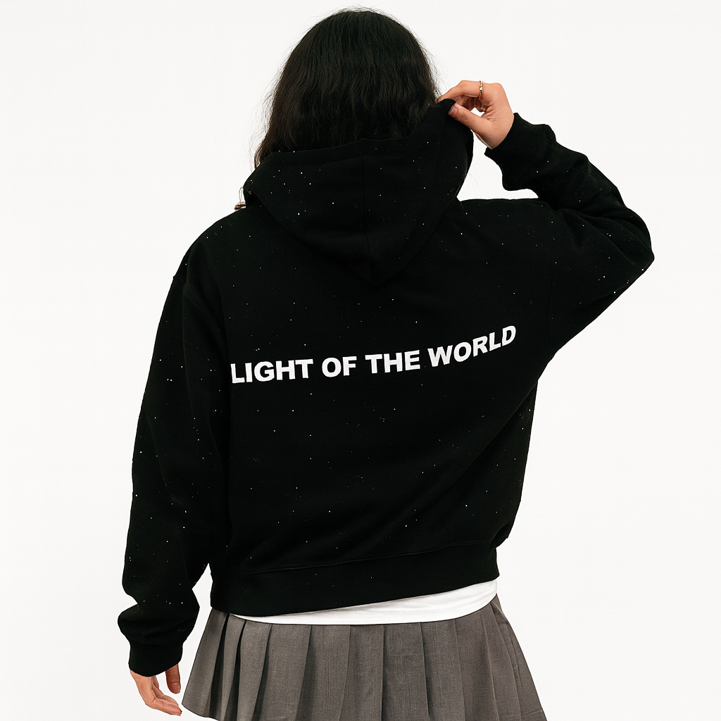 JESUS IS THE LIGHT RHINESTONE