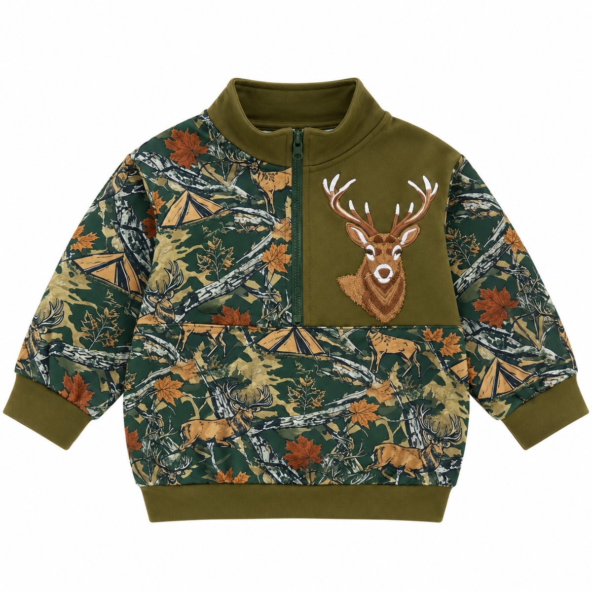 Toddler Hunting Camo Quarter-Zip