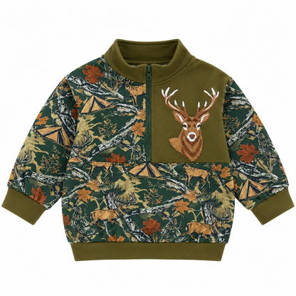 Toddler Hunting Camo Quarter-Zip
