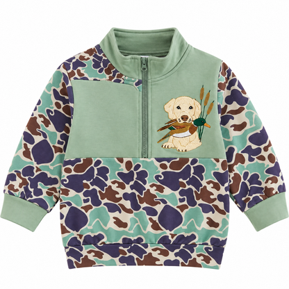 Toddler Hunting Camo Quarter-Zip