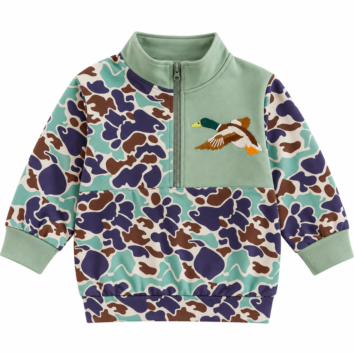 Toddler Hunting Camo Quarter-Zip