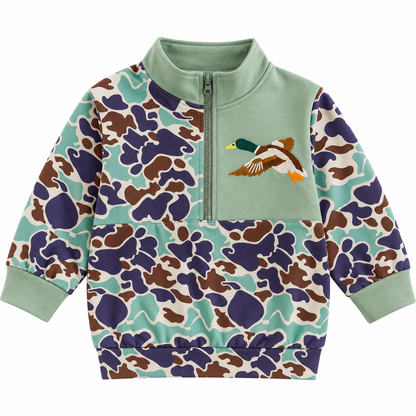 Toddler Hunting Camo Quarter-Zip