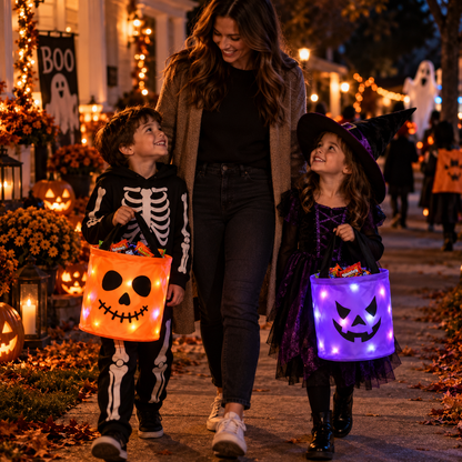 Luvix™ LED Trick or Treat Bags (4-Pack)