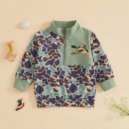 Toddler Hunting Camo Quarter-Zip