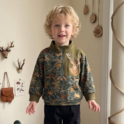 Toddler Hunting Camo Quarter-Zip