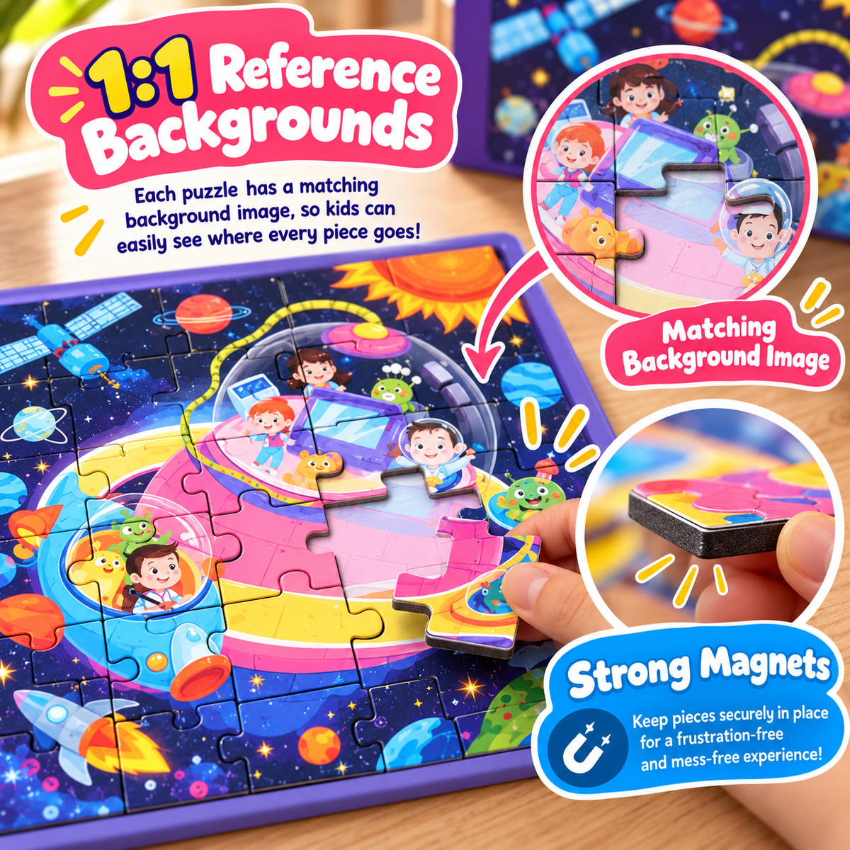 Luvix™ Magnetic Puzzle Books