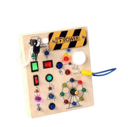 Montessori Busy Board for Sensory Skills