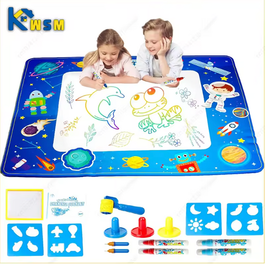 Montessori Mess-Free Water Coloring Mat (with Accessories) Pack