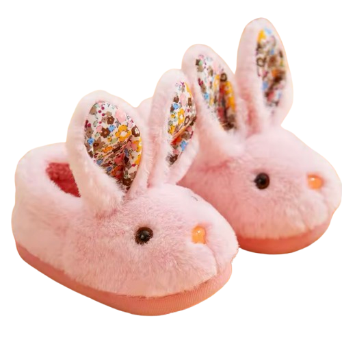 Pink Easter Bunny Slippers