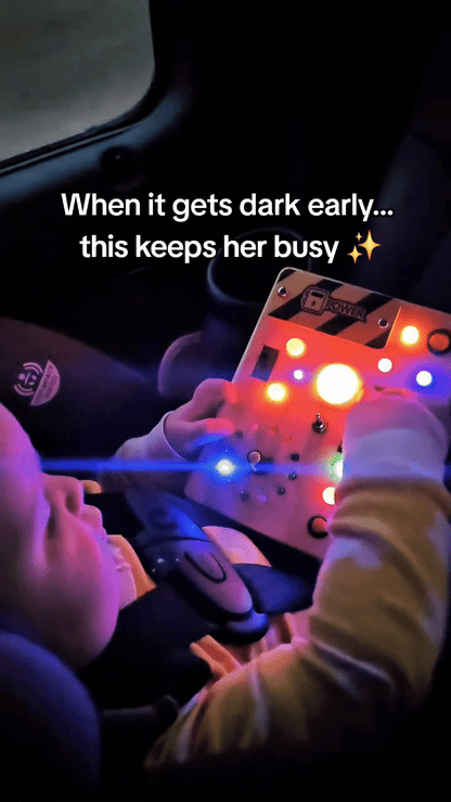 Montessori Busy Board for Sensory Skills