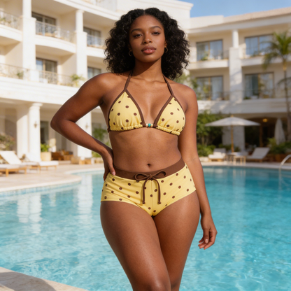 Luvix™ Two-Piece Bikini Set (with Boy Shorts)