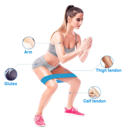 Elastic Booty Resistance Bands Set